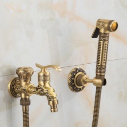 Antique Brass Garden Tap...