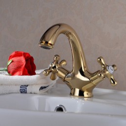 Ti PVD Two Handles Bath Tap...