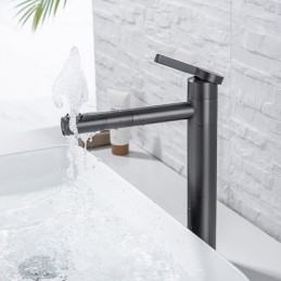 Gun Gray Brass Basin Tap...